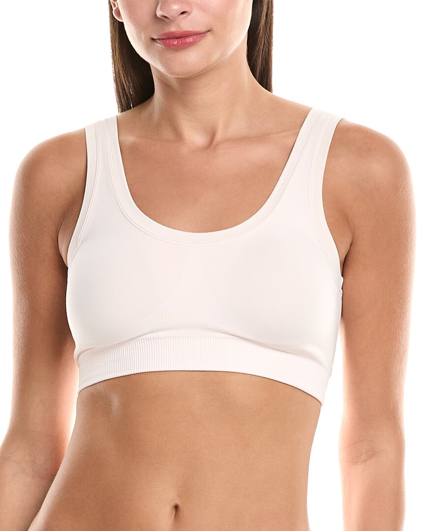 Hanro Touch Feeling Padded Crop Top In Pink