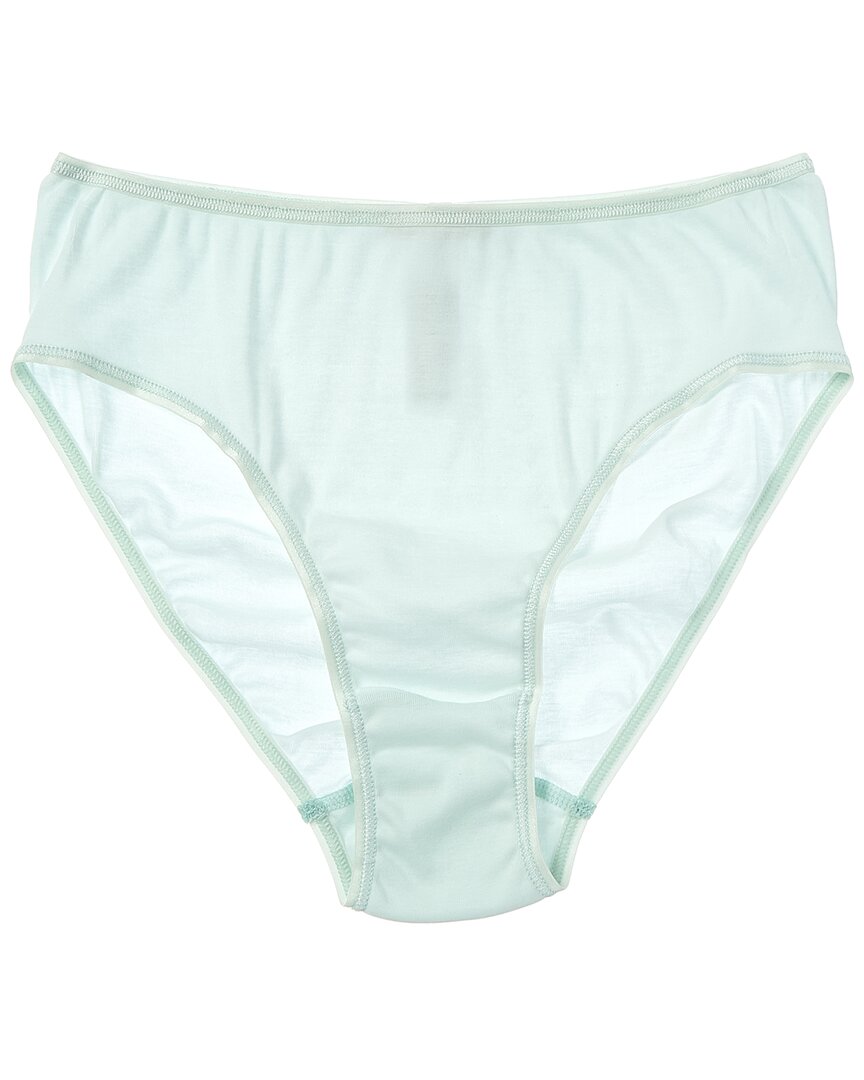 Hanro Seamless Hi-cut Brief In Blue