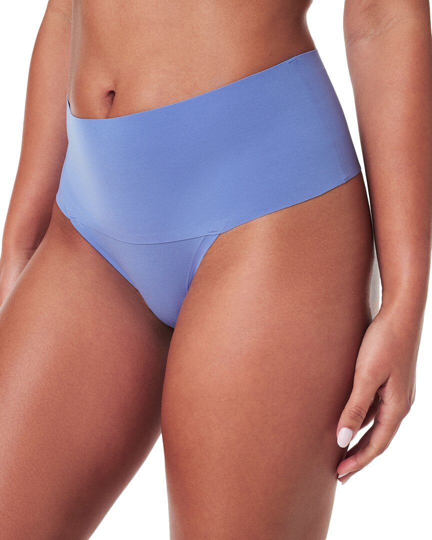 Spanx Undie-tectable Thong In Blue