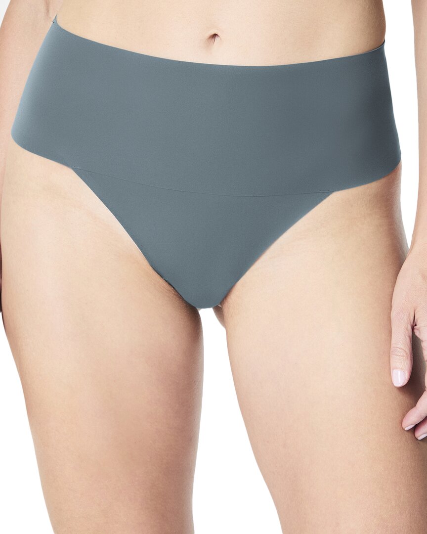 Spanx Undie-tectable Thong In Blue