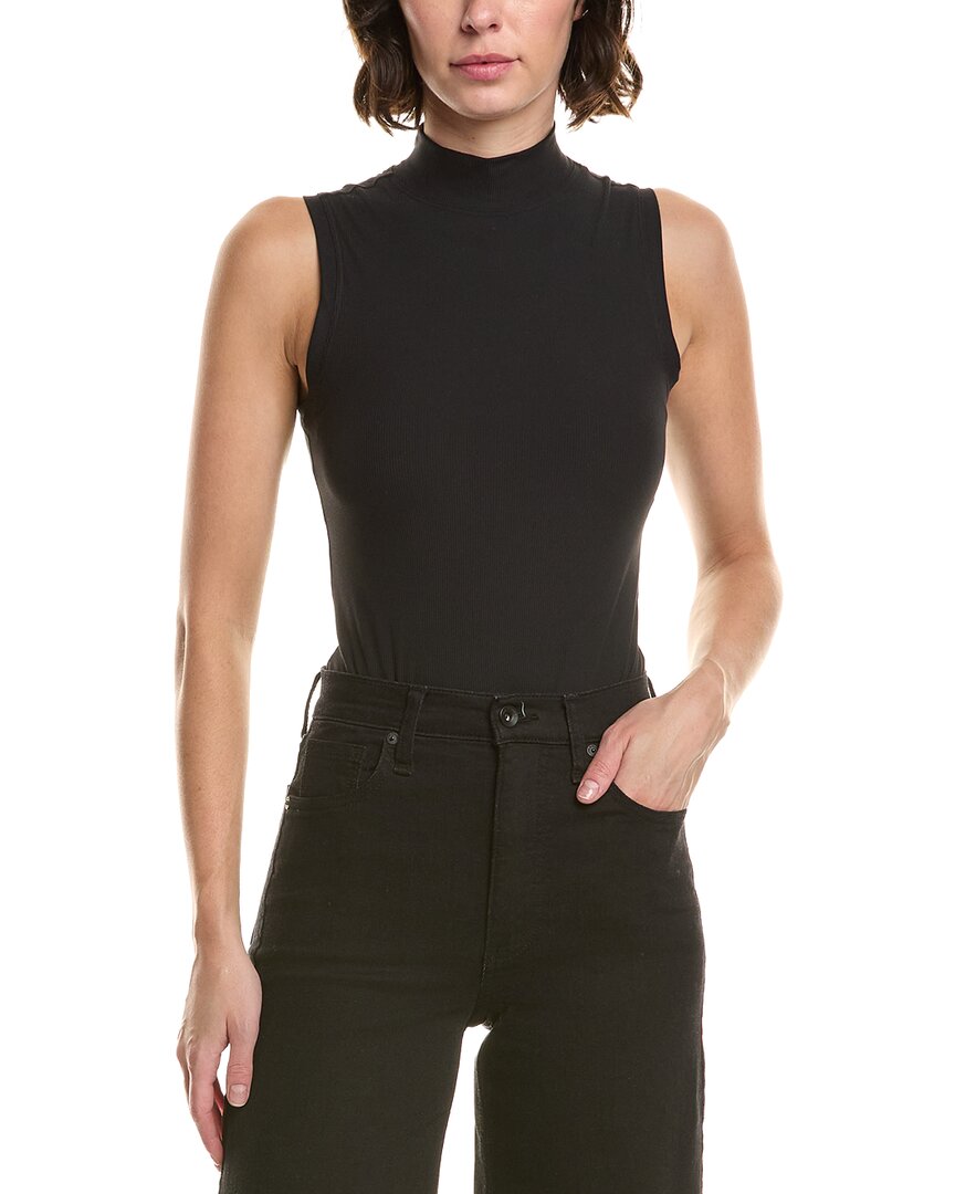 Spanx ® Suit Yourself Ribbed Mock Neck Sleeveless Bodysuit In Black