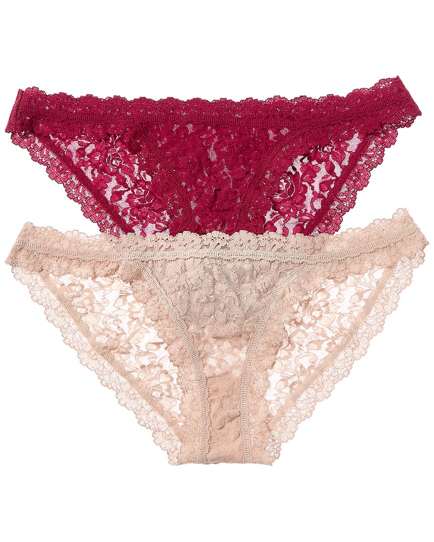 Hanky Panky 2pk Signature Brazilian Bikini In Multi