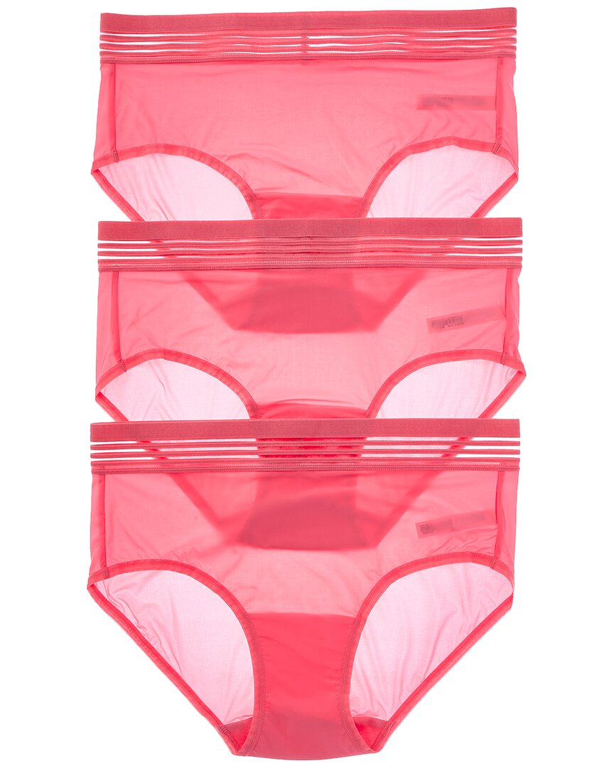 Le Mystere 3pk Second Skin Brief In Pink