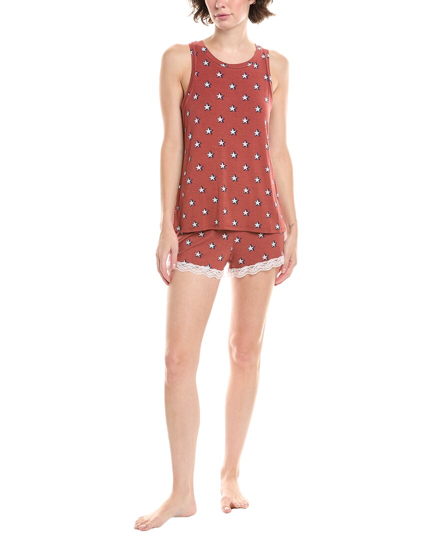 Honeydew Intimates All American Shortie Pajamas In Red