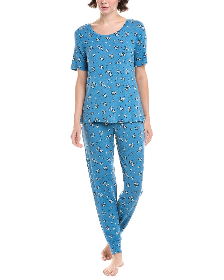 Honeydew 2pc Good Times Pajama Set In Blue