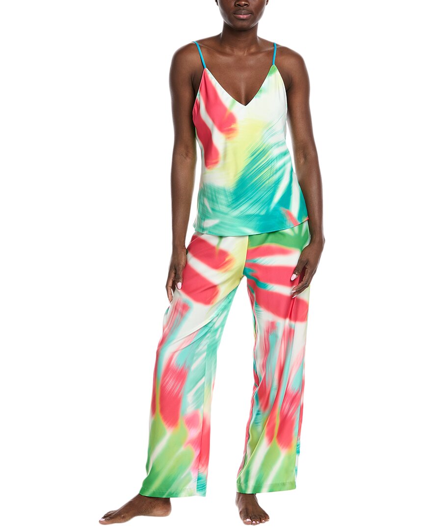 Natori 2pc Usami Top & Pant Set In Multi