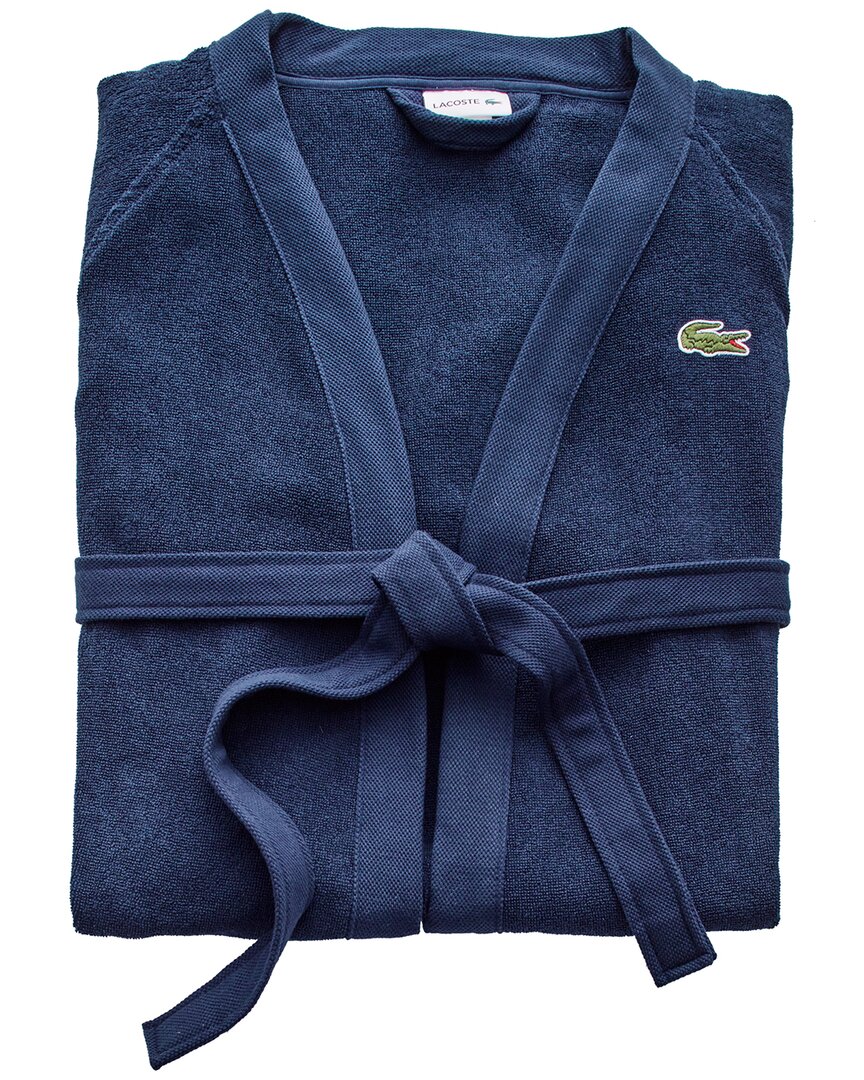 Lacoste Classic Pique Robe In Blue