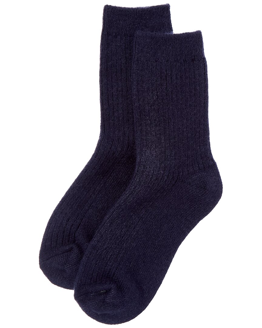High Heel Jungle Cashmere-blend Cloud Socks In Blue