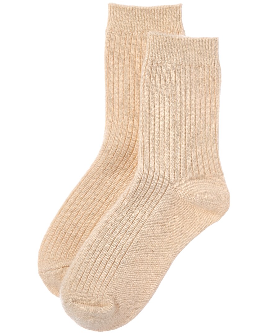 High Heel Jungle Cashmere-blend Cloud Socks In Pink