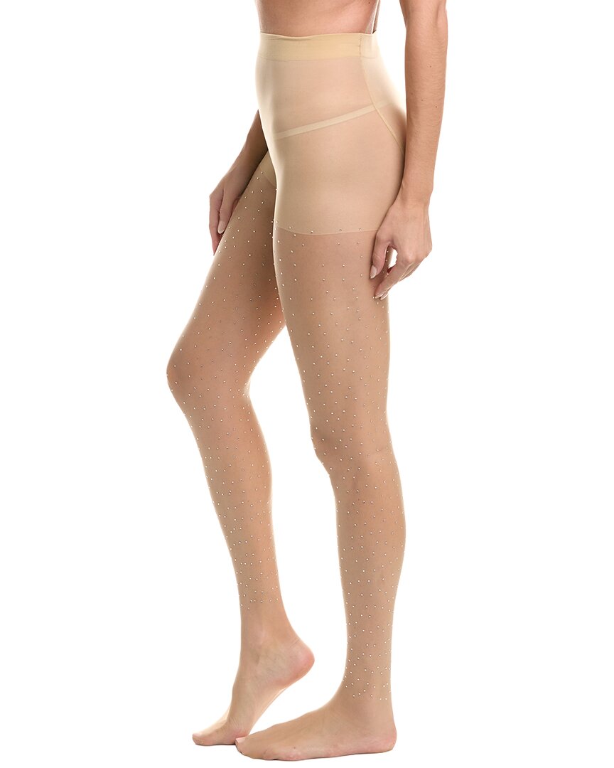 High Heel Jungle Dream Crystal Tights In Brown