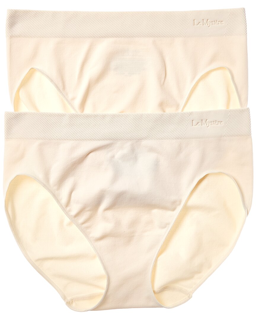 Le Mystere 2pk Hi-cut Brief In Yellow