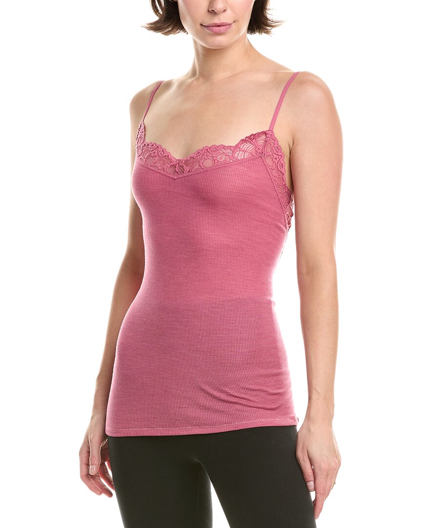Hanro Wool & Silk-blend Cami In Orange
