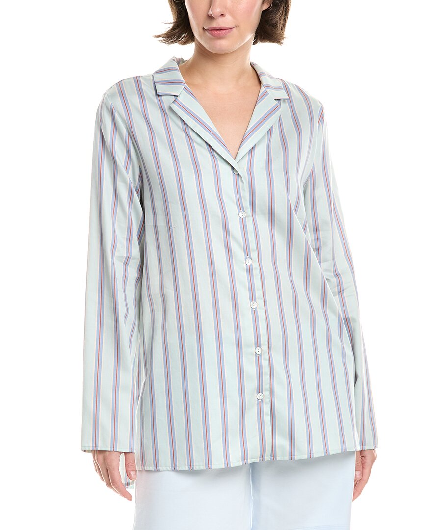 Hanro Pajama Shirt In Blue