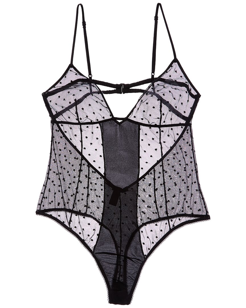 Kiki De Montparnasse Merci Bodysuit In Black