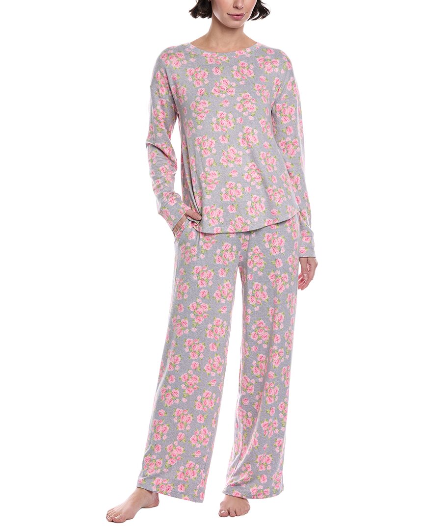 40 Winks 2pc Top & Pant Set In Gray