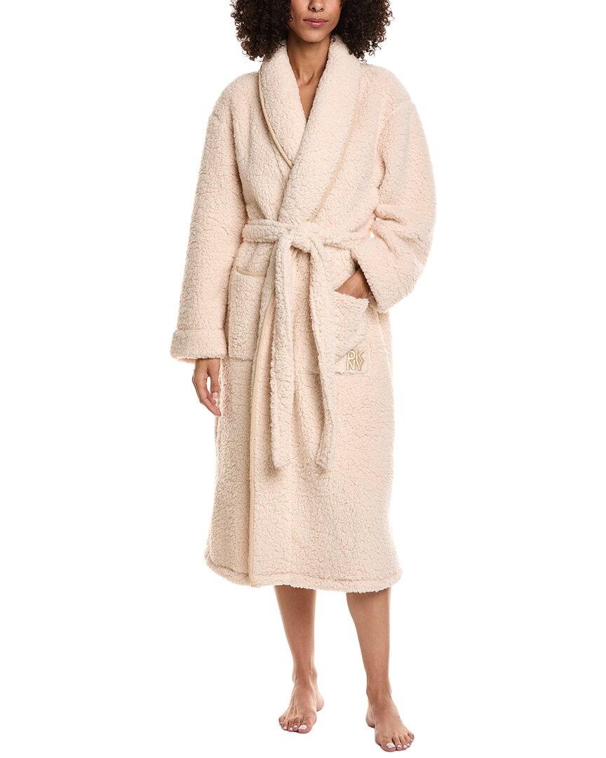 Dkny Robe In Neutral