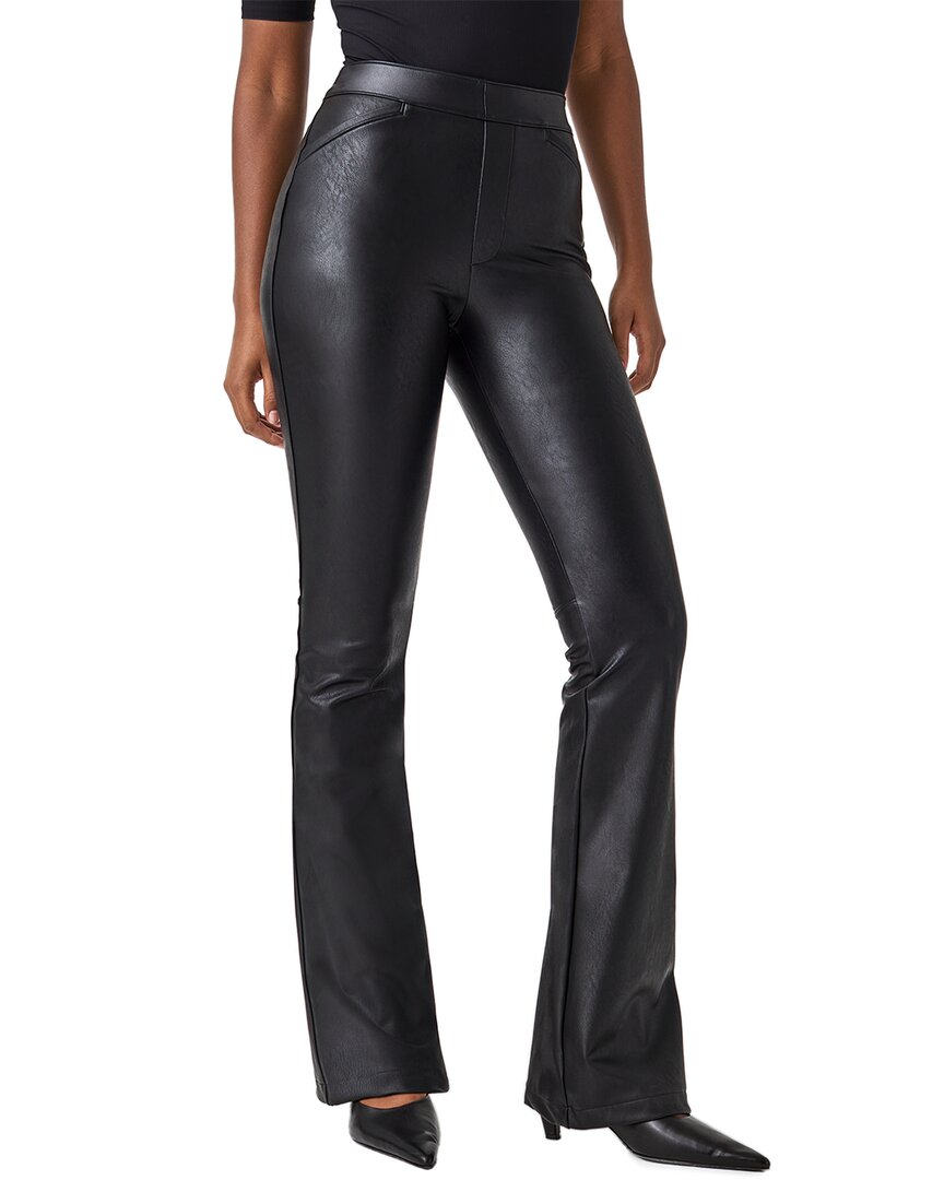 Spanx ® Leather-like Flare Pant In Animal Print