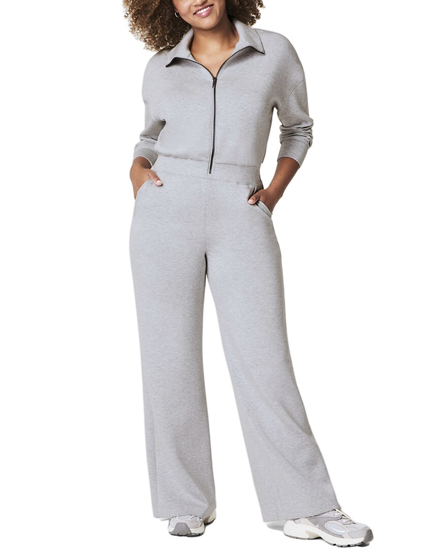 Spanx ® Airessentials Long Sleeve Wide Leg Jumpsuit In Gray