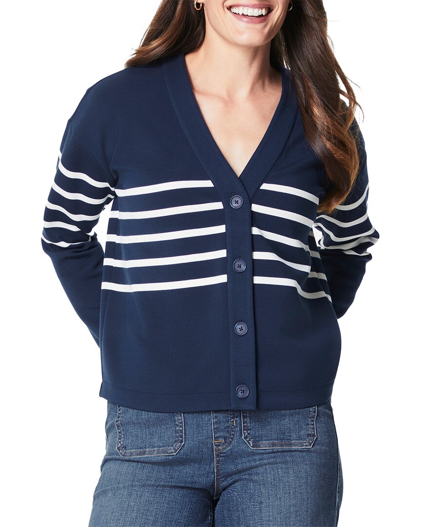 Spanx ® Airessentials Striped Cardigan In Blue
