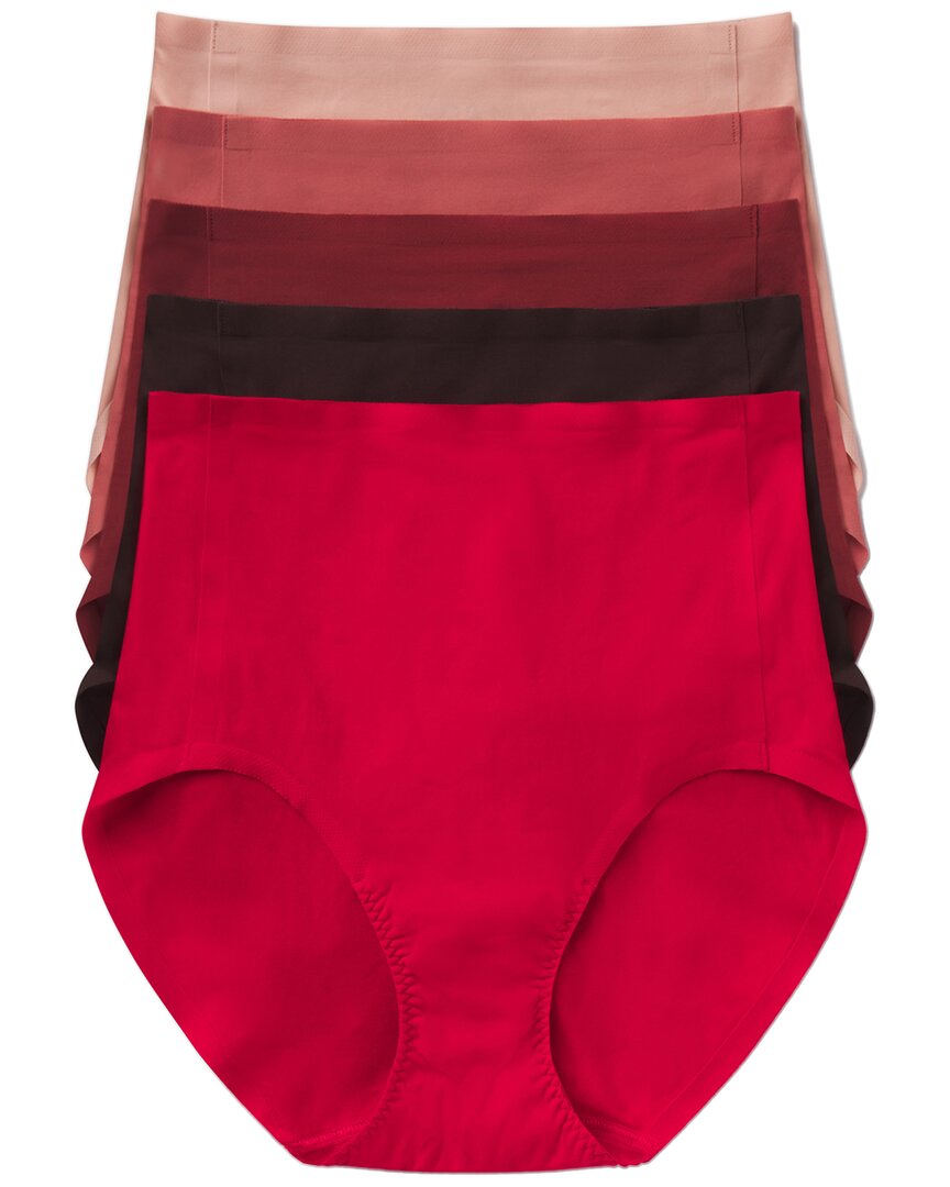Spanx ® 5pk Fit-to-you Brief Gift Box In Burgundy
