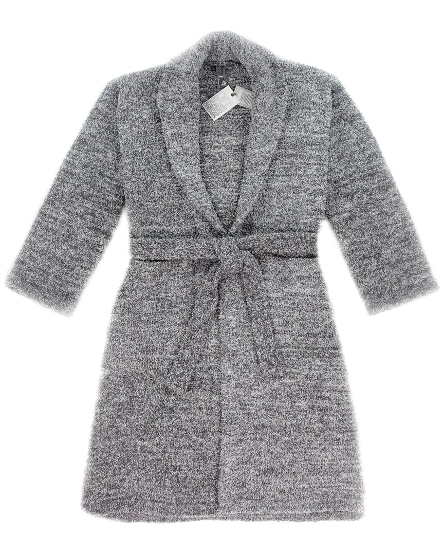 Shop Barefoot Dreams Cozychic Heathered Robe In Graphite