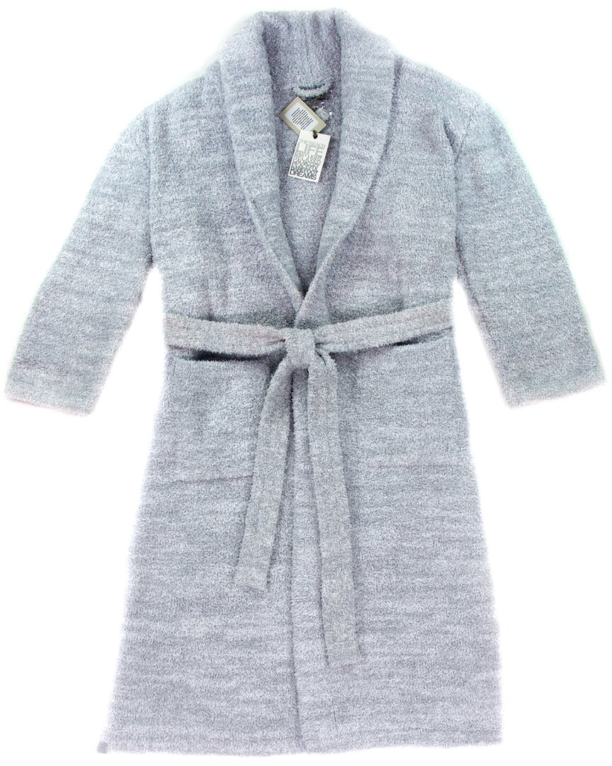 Shop Barefoot Dreams Cozychic Heathered Robe In Blue