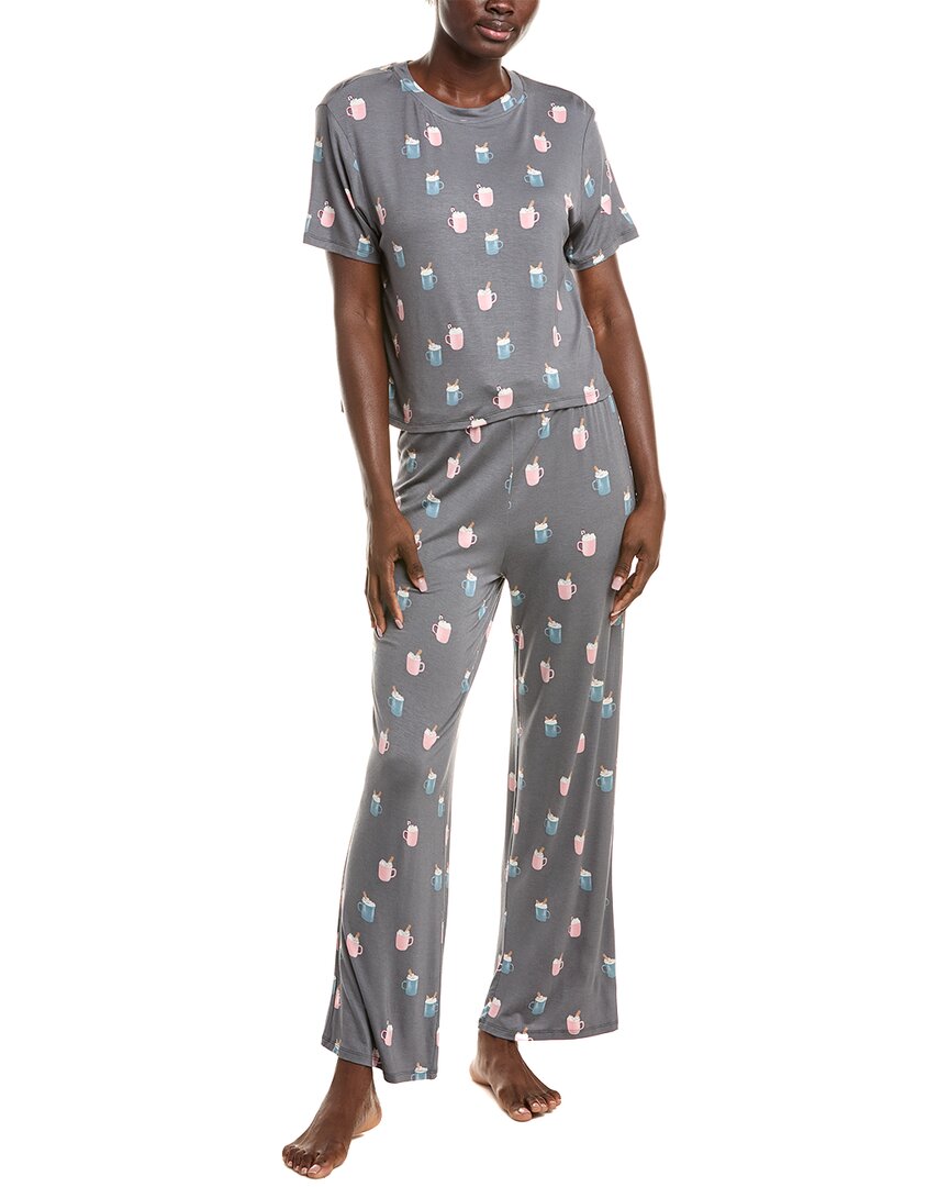 Honeydew 2pc All American Jersey Pajama Set In Gray