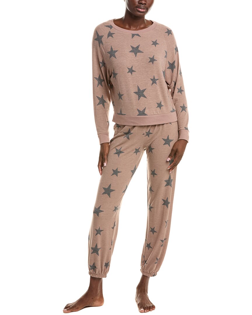 Honeydew 2pc Star Seeker Pajama Pant Set In Pink