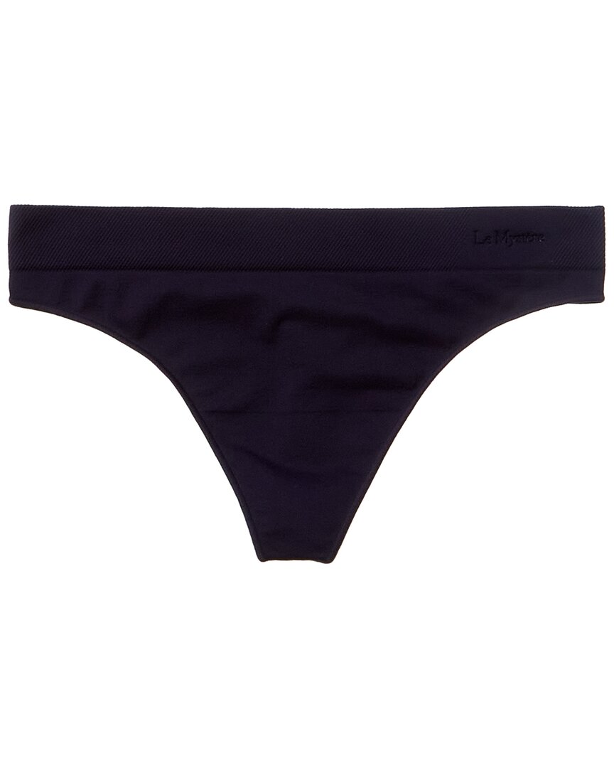 Le Mystere Seamless Comfort Thong In Blue