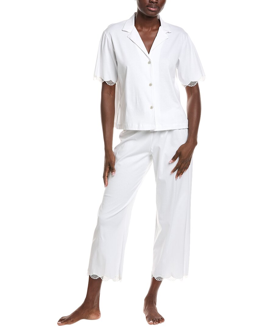 Natori 2pc Bliss Serenity Pajama Set In White