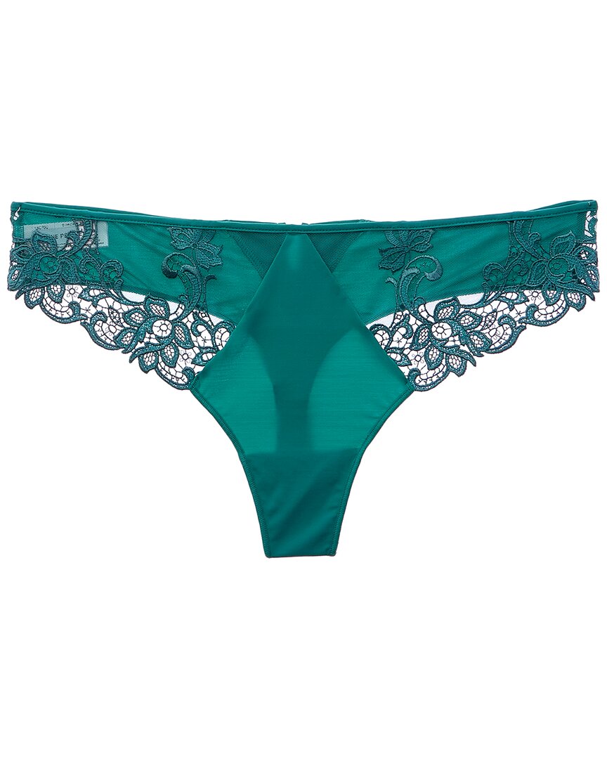 Simone Perele Saga Thong In Green