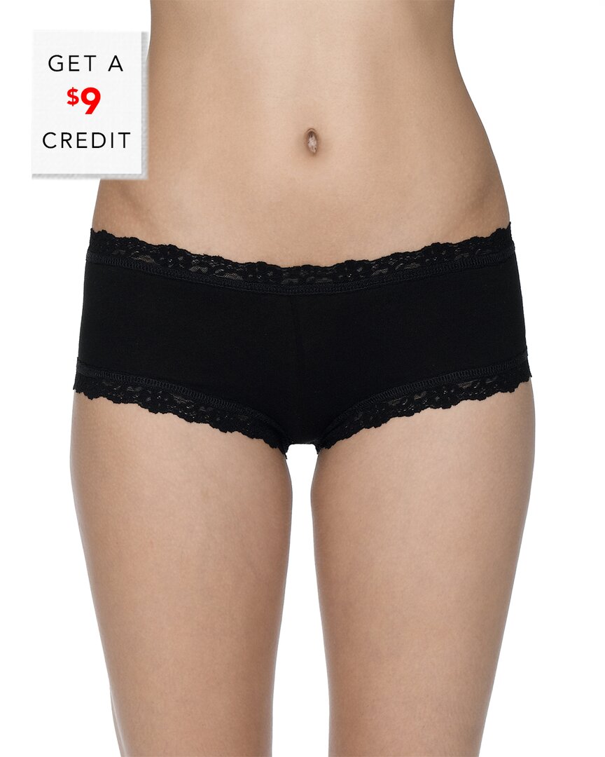 Hanky Panky Low-rise Organic Cotton Boyshorts