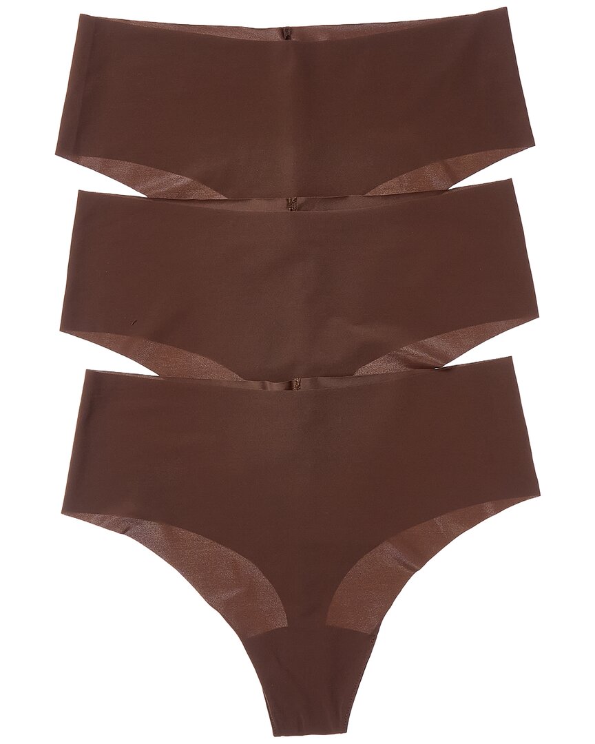 Commando ® 3pk Mid-rise Thong In Brown