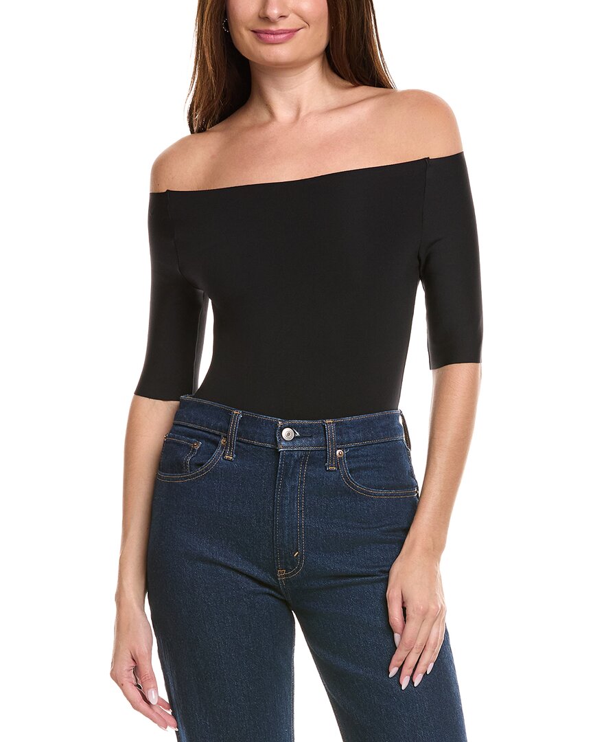 Commando ® Neoprene Boatneck Bodysuit In Black