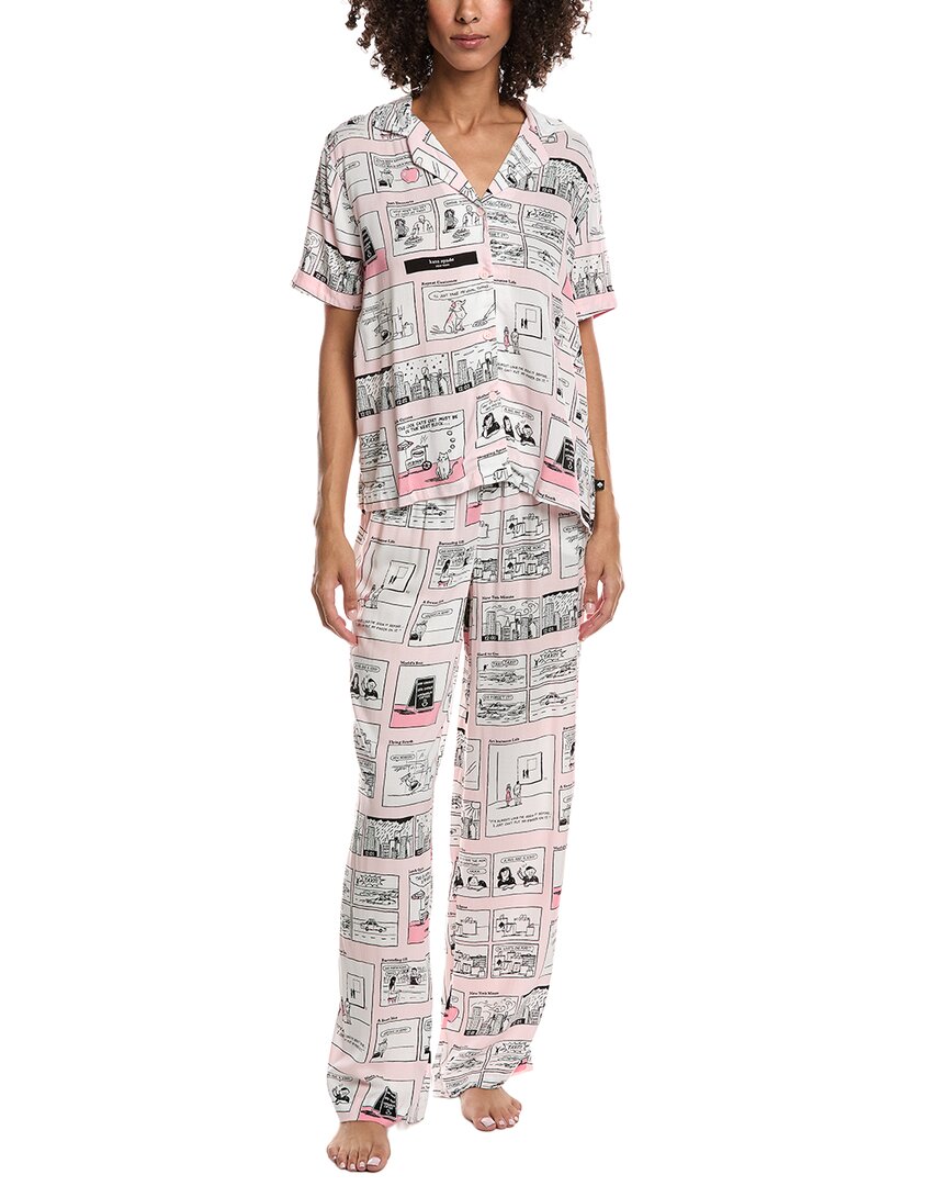 Kate Spade New York 2pc Top & Pant Pajama Set In Multi
