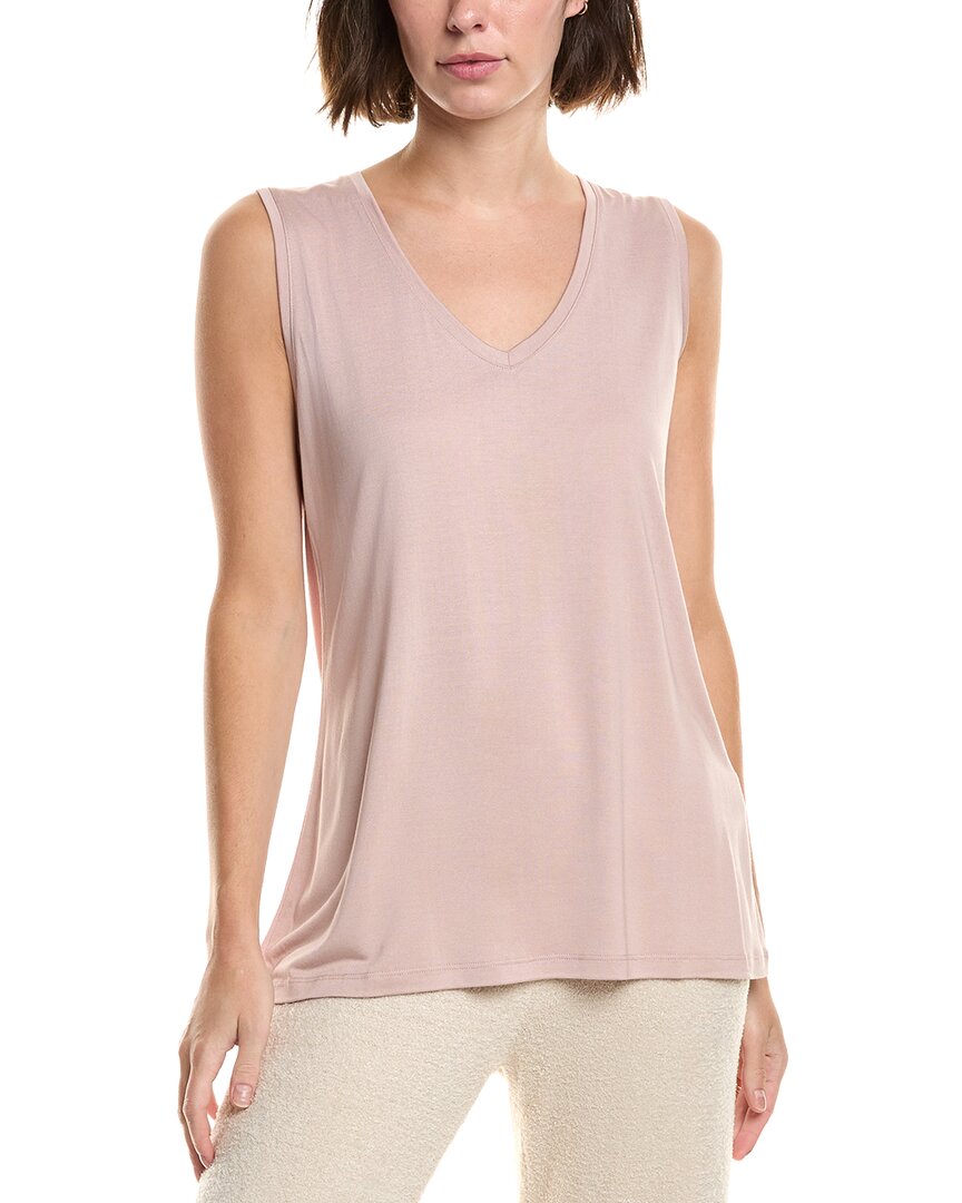 Barefoot Dreams V-neck Tank In Pink