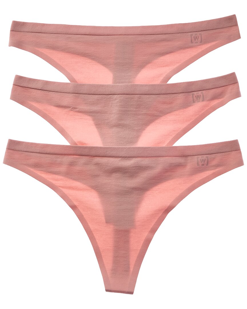 Wolford 3pk Seamless Thong In Neutral