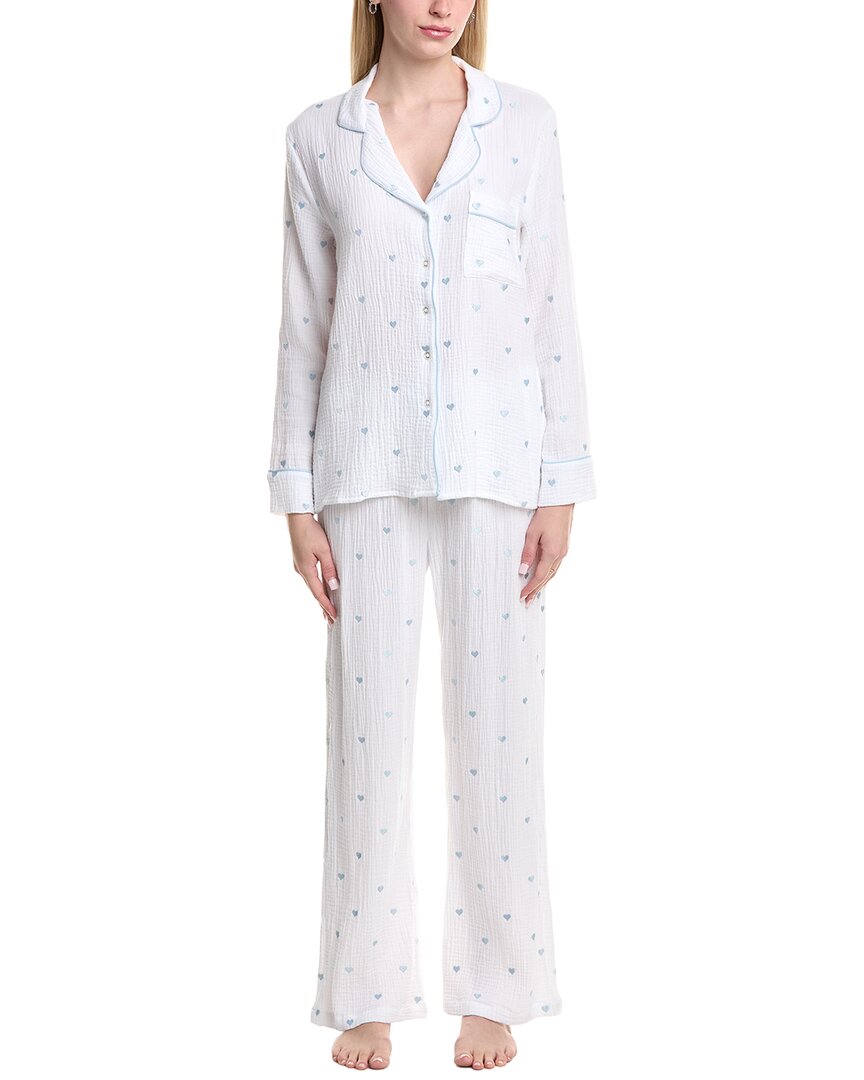 Splendid 2pc Lottie Love Gauze Set In White