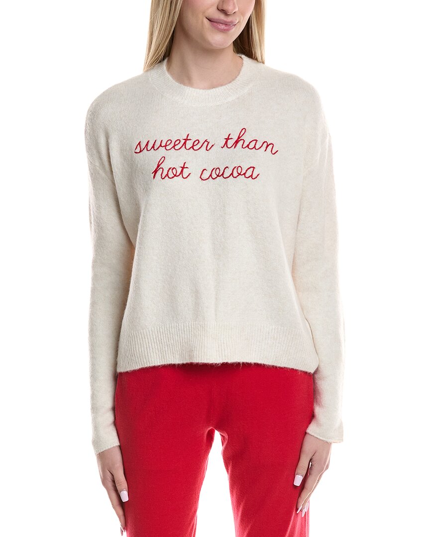 Pj Salvage Knit Sweater In White