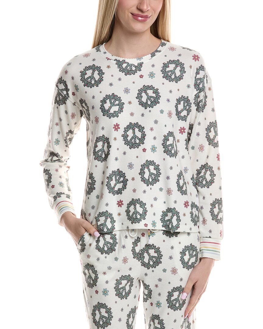 Pj Salvage Joy World To The World Top In White