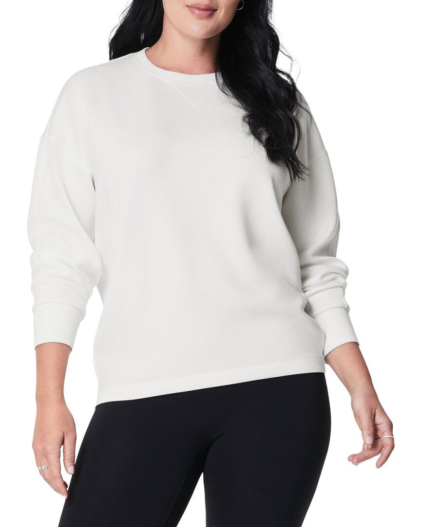 Spanx Air Essentials Mock Pullover In White
