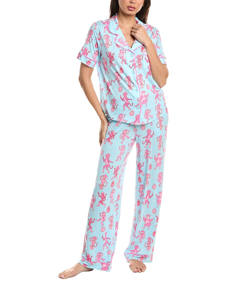 Room Service 2pc Dakota Pajama Set In Multi