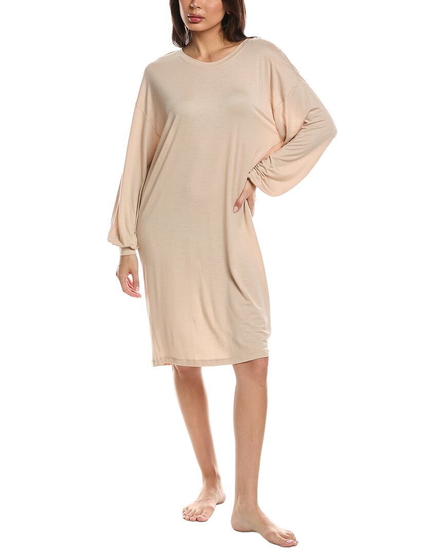Hanro Cashmere-blend Soft Dress In Beige