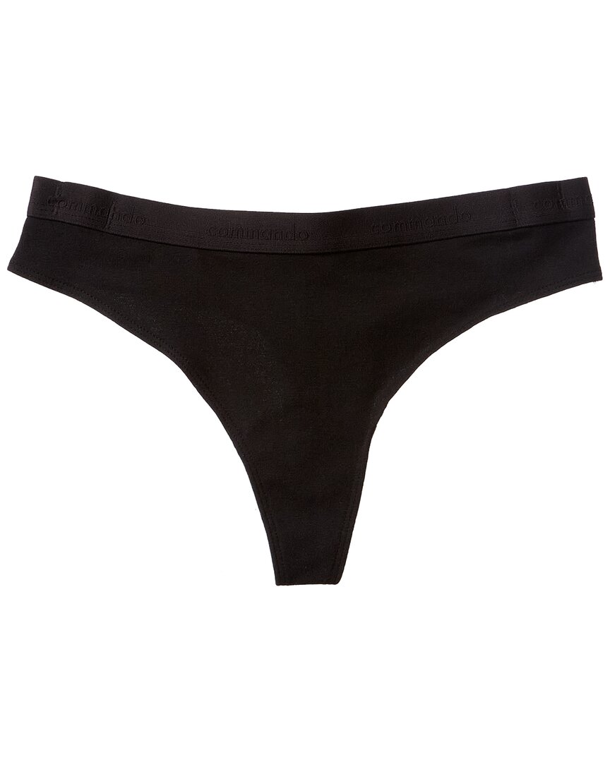 Commando Ballet Body Microfiber Briefs In Black
