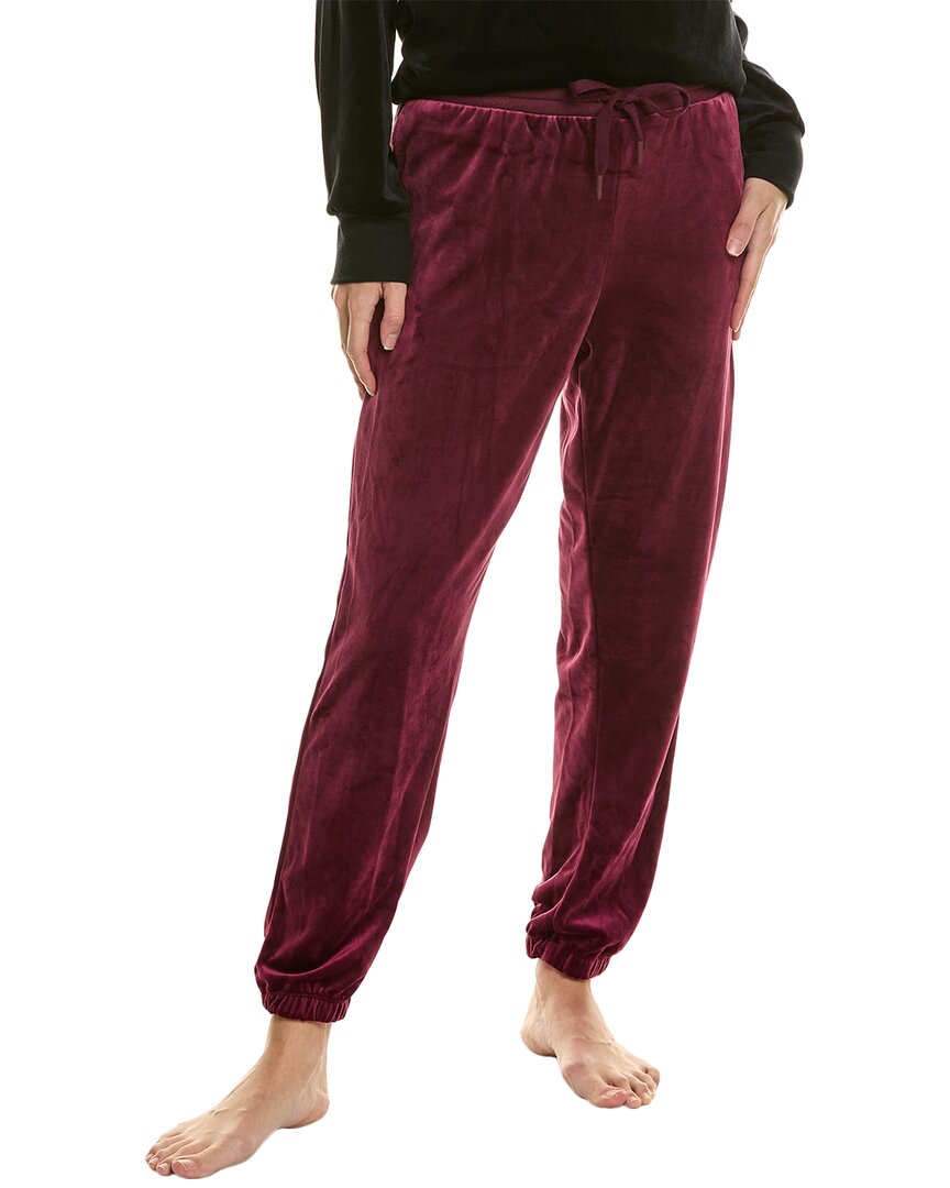 Shop Donna Karan Sleepwear Sleep Jogger Pant In Purple