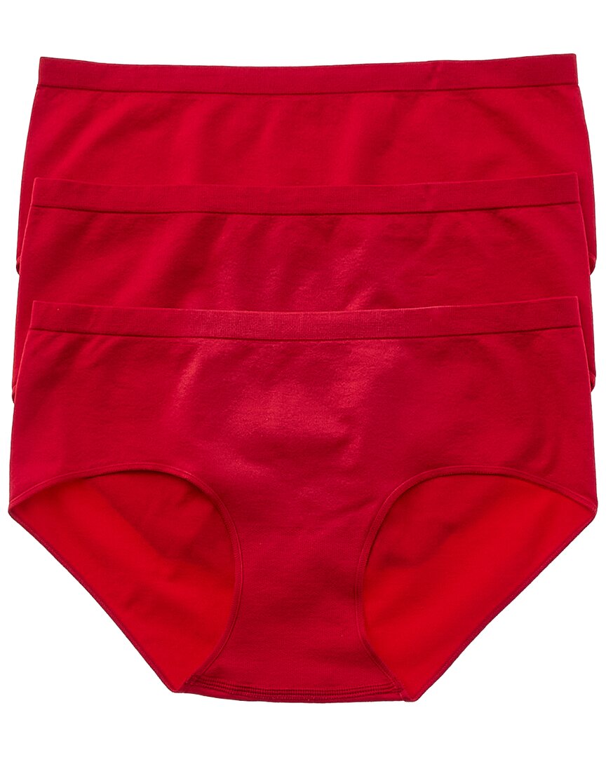 B.tempt'd Set Of 3 Comfort Intended Daywear Hipster In Red
