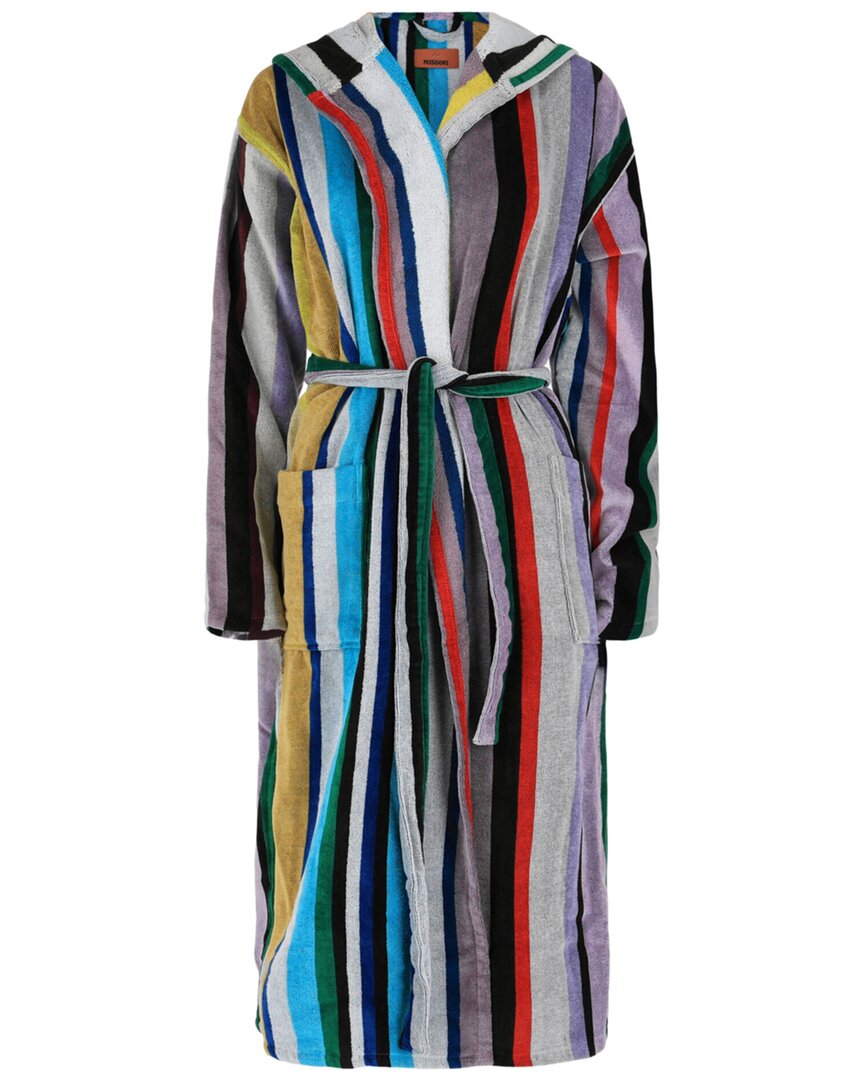 Missoni Home Cash Hooded Bathrobe In Multi