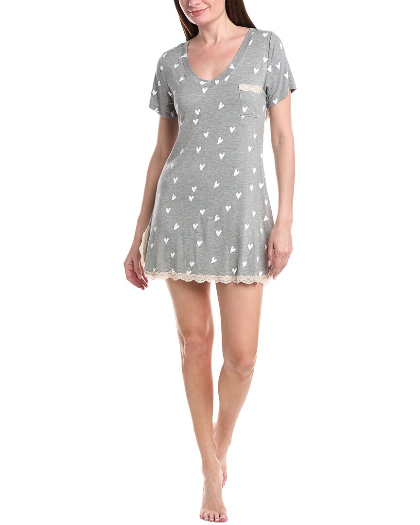 Honeydew All American Sleep Shirt In Gray