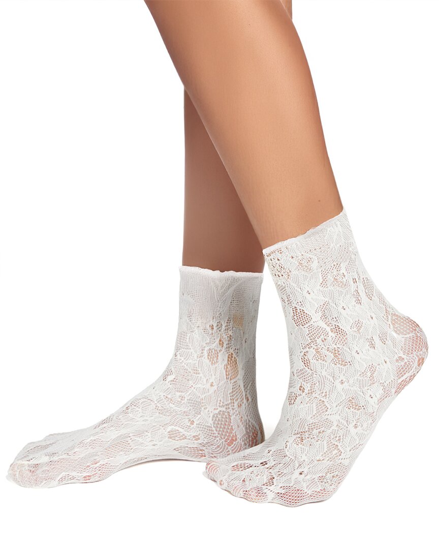 Stems Sweet Florence Lace Socks In White