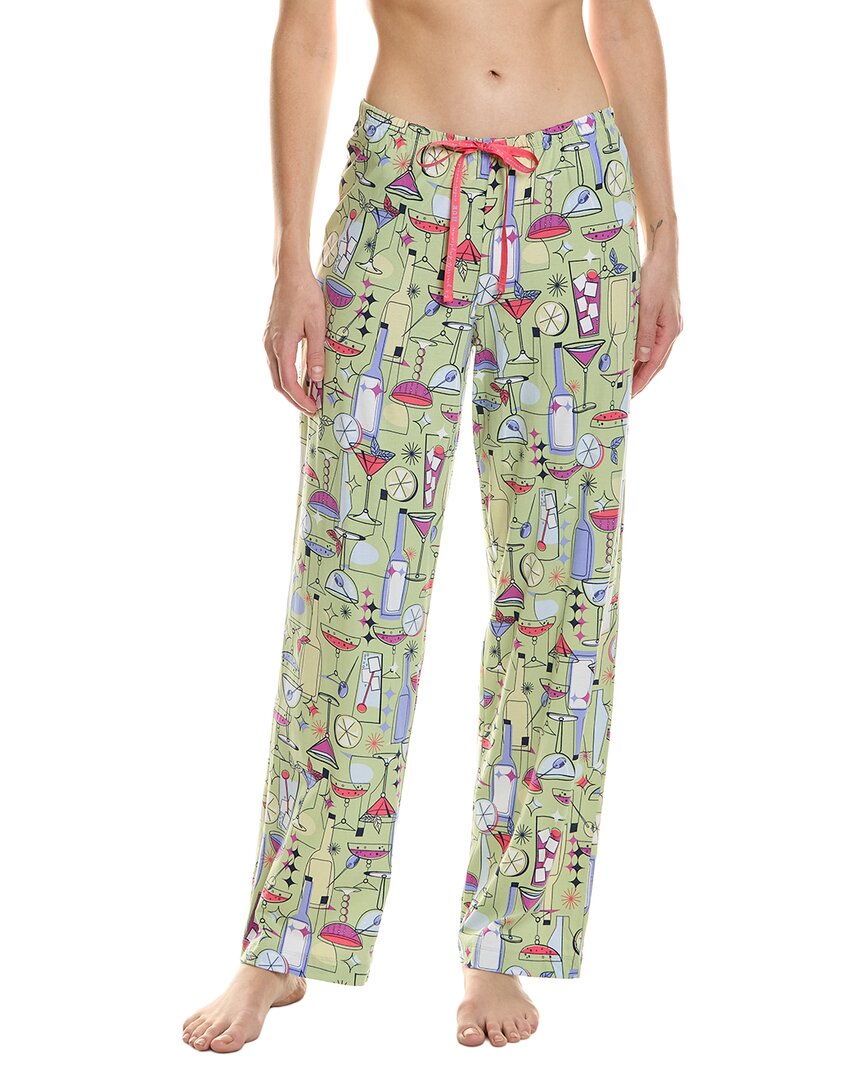 Hue Classic Cocktails Long Pajama Pant In Blue